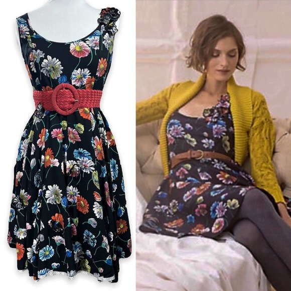 Anthropologie Dresses & Skirts - Anthropologie Moulinette Soeurs Asters Everywhere Fit-and-Flare Floral Dress 4